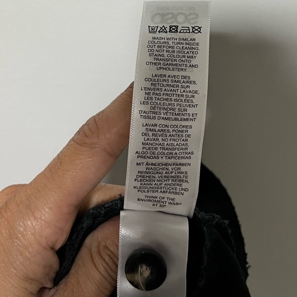 ASOS Men’s Black Chino Shorts Size 32 W Casual Stretch Cotton Blend - Picture 6 of 15